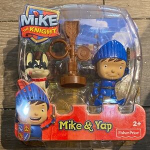 Fisher-Price Mike the Knight & Yap Playset - Blue and Brown